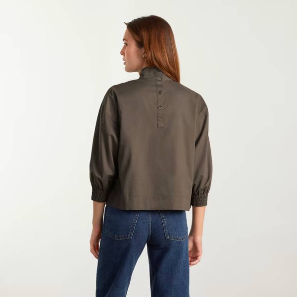 The Funnel-Neck Smock Top